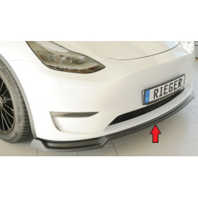 Lame de pare-chocs avant "noir" "Rieger Tuning" pour TESLA MODEL Y (003)