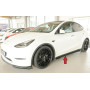Lame de bas de caisse gauche "noir" "Rieger Tuning" pour TESLA MODEL Y (003)