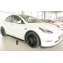 Lame de bas de caisse droit "noir" "Rieger Tuning" pour TESLA MODEL Y (003)