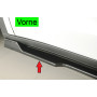 Lame de bas de caisse gauche "noir brillant" "Rieger Tuning" pour TESLA MODEL Y (003)