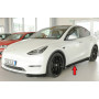 Lame de bas de caisse gauche "noir brillant" "Rieger Tuning" pour TESLA MODEL Y (003)