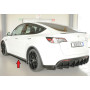 Lame de bas de caisse gauche "noir brillant" "Rieger Tuning" pour TESLA MODEL Y (003)