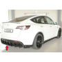 Diffuseur de pare-chocs arrière "noir brillant" "Rieger Tuning" pour TESLA MODEL Y (003) SANS ATTELAGE