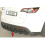 Diffuseur de pare-chocs arrière "noir" "Rieger Tuning" pour TESLA MODEL Y (003) AVEC ATTELAGE