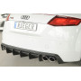 Diffuseur de pare-chocs arrière look TTS  "noir" "Rieger Tuning" pour AUDI TT (8J-FV / 8S)
