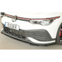 Lame de pare-chocs avant "noir brillant" "Rieger Tuning" pour VOLKSWAGEN GOLF 8 GTI Clubsport / Clubsport 45