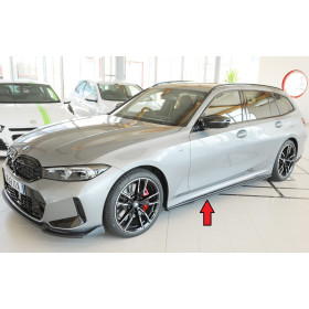Lame pour bas de caisse gauche "noir" "Rieger Tuning" pour BMW SERIE 3 TYPE G20/G21