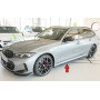 Lame pour bas de caisse gauche "noir" "Rieger Tuning" pour BMW SERIE 3 TYPE G20/G21