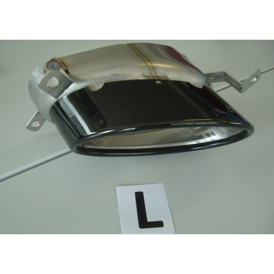Embout d'échappement gauche "noir" "Rieger Tuning" pour AUDI S4 (B8/B81)