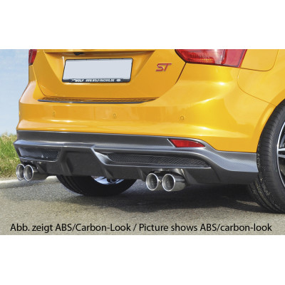 Ajout de pare-chocs arrière "Rieger Tuning" pour FORD FOCUS 3