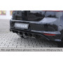DESTOCKAGE - Diffuseur de pare-chocs arrière "noir brillant" "Rieger Tuning" pour VOLKSWAGEN GOLF 7