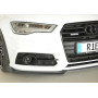 Lame de pare-chocs avant "noir" "Rieger Tuning" pour AUDI A6 (4G/C7) Facelift