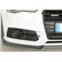 Lame de pare-chocs avant "noir" "Rieger Tuning" pour AUDI A6 (4G/C7) Facelift
