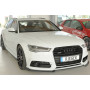 Lame de pare-chocs avant "noir" "Rieger Tuning" pour AUDI A6 (4G/C7) Facelift