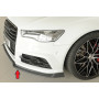 Lame de pare-chocs avant "noir" "Rieger Tuning" pour AUDI A6 (4G/C7) Facelift