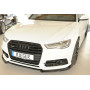 Lame de pare-chocs avant "noir brillant" "Rieger Tuning" pour AUDI A6 (4G/C7)