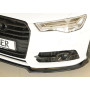 Lame de pare-chocs avant "noir brillant" "Rieger Tuning" pour AUDI A6 (4G/C7) Facelift
