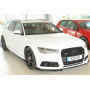 Lame de pare-chocs avant "noir brillant" "Rieger Tuning" pour AUDI A6 (4G/C7) Facelift