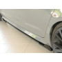 Lame de bas de caisse côté gauche "noir brillant" "Rieger Tuning" pour AUDI A6 (4G/C7)