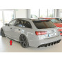 Lame de bas de caisse côté gauche "noir brillant" "Rieger Tuning" pour AUDI A6 (4G/C7)