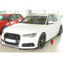 Lame de bas de caisse côté gauche "noir brillant" "Rieger Tuning" pour AUDI A6 (4G/C7)