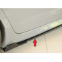 Lame de bas de caisse côté droit "noir brillant" "Rieger Tuning" pour AUDI S6 (4G/C7)