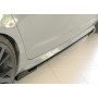 Lame de bas de caisse côté droit "noir brillant" "Rieger Tuning" pour AUDI A6 (4G/C7)
