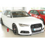 Lame de bas de caisse côté droit "noir brillant" "Rieger Tuning" pour AUDI A6 (4G/C7)