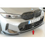 Lame de pare-chocs avant "noir" "Rieger Tuning" pour BMW SERIE 3 TYPE G20/G21