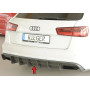 Diffuseur de pare-chocs arrière "noir" "Rieger Tuning" pour AUDI A6 (4G/C7)