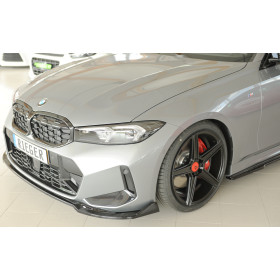 Lame de pare-chocs avant "noir brillant" "Rieger Tuning" pour BMW SERIE 3 TYPE G20/G21