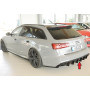 Diffuseur de pare-chocs arrière "noir" "Rieger Tuning" pour AUDI A6 (4G/C7)