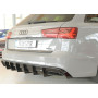 Diffuseur de pare-chocs arrière "noir" "Rieger Tuning" pour AUDI A6 (4G/C7)
