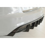Diffuseur de pare-chocs arrière "noir brillant" "Rieger Tuning" pour AUDI A6 AVEC ATTELAGE (4G/C7)