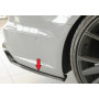 Lame de coin de pare-chocs arrière droit "noir brillant" "Rieger Tuning" pour AUDI A6 (4G/C7)