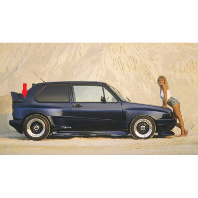 Approche latérales pour aileron arrière kit large v2 "Rieger Tuning" pour VOLKSWAGEN GOLF 1