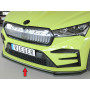 Lame de pare-chocs avant "Noir" "Rieger Tuning" pour SKODA ENYAQ iV (NY)