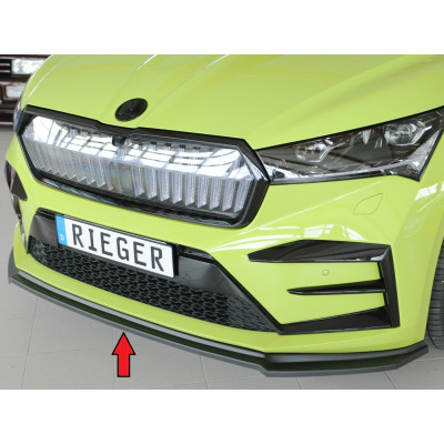 Lame de pare-chocs avant "Noir" "Rieger Tuning" pour SKODA ENYAQ iV RS (NY)