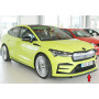 Lame de pare-chocs avant "Noir Brillant" "Rieger Tuning" pour SKODA ENYAQ iV RS (NY)