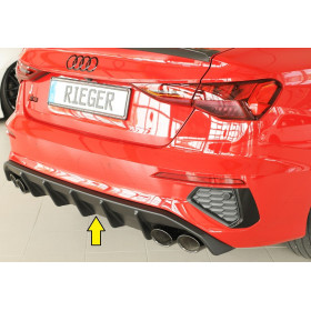 Diffuseur de pare-chocs arrière "noir" "Rieger Tuning" pour AUDI S3 (GY)