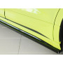 Lame de bas de caisse gauche "Noir Brillant" "Rieger Tuning" pour SKODA ENYAQ iV RS (NY)