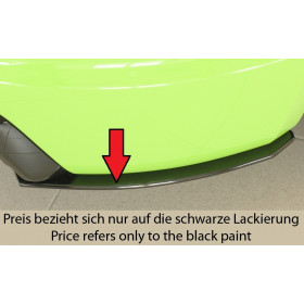 Option peinture (noir brillant RAL 9005) pour lames de coin de pare-chocs arrière "Rieger Tuning" pour AUDI TT-RS / (8J-FV / 8S)