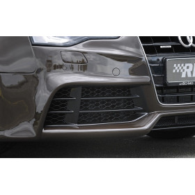 Grille d'aération droite "noir brillant" pour pare-chocs avant "Rieger Tuning" pour AUDI A4 (B8/B81)