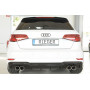 DESTOCKAGE - Diffuseur de pare-chocs arrière "Noir brillant" "Rieger Tuning" pour AUDI A3 (8V)