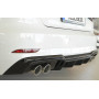 DESTOCKAGE - Diffuseur de pare-chocs arrière "Noir brillant" "Rieger Tuning" pour AUDI A3 (8V)