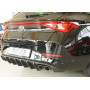 Diffuseur de pare-chocs arrière "noir" "Rieger Tuning" pour CUPRA LEON TYPE KL (sans attelage)