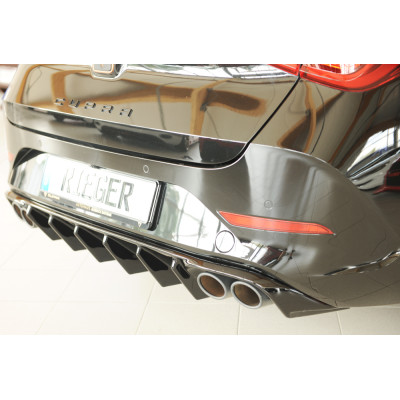 Diffuseur De Pare-Chocs Arrière De 93 Cm, Modèle En Fibre De Carbone, Déflecteur De Châssis D'aileron De Requin De Sportif, Remplacement Universel Pour W117