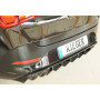 Diffuseur de pare-chocs arrière "noir brillant" "Rieger Tuning" pour CUPRA LEON TYPE KL (sans attelage)