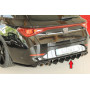 Diffuseur de pare-chocs arrière "noir brillant" "Rieger Tuning" pour CUPRA LEON TYPE KL (sans attelage)