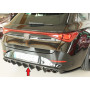Diffuseur de pare-chocs arrière "noir" "Rieger Tuning" pour CUPRA LEON TYPE KL (avec attelage)